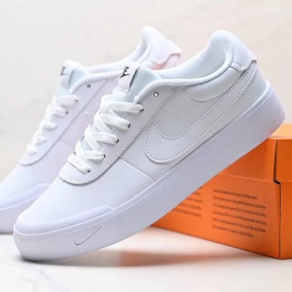 Nike Court Shot Triple White Low Top Men's Shoes