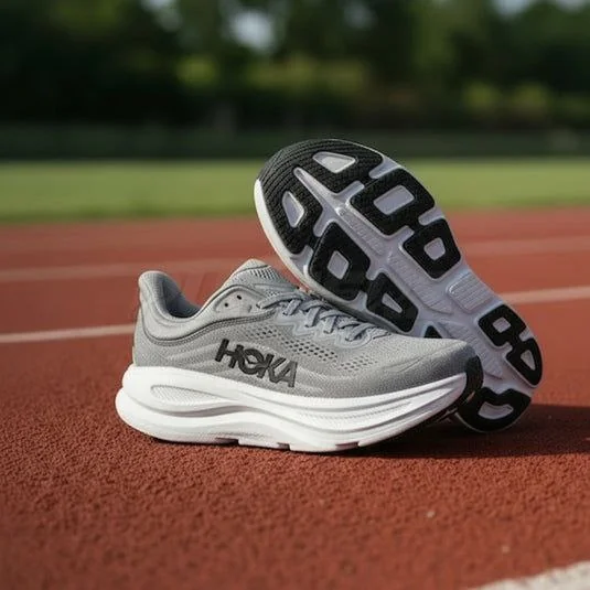Hoka Bondi 9 Grey Colorways Men's Running Shoes