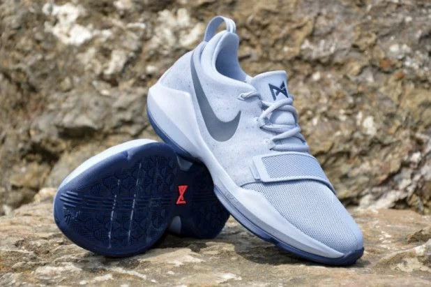 Nike PG 1 Glacier Grey Midnight Navy Armory Low Top Men's Shoes