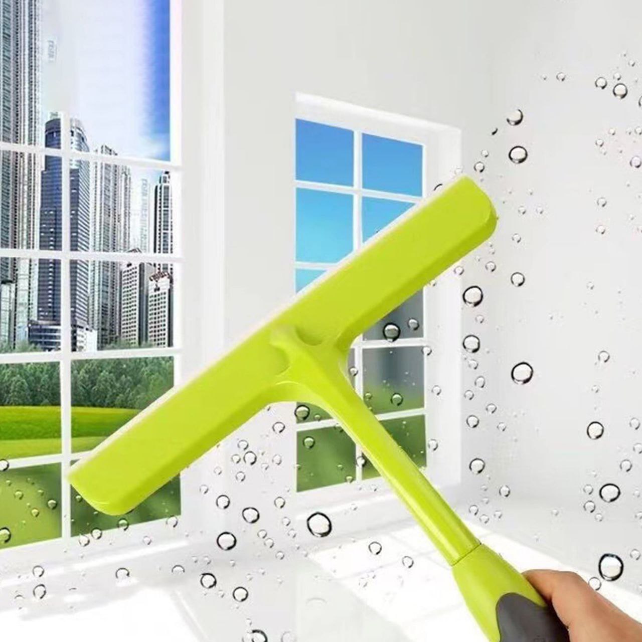 Non-Slip Hand-Held Plastic Squeegee