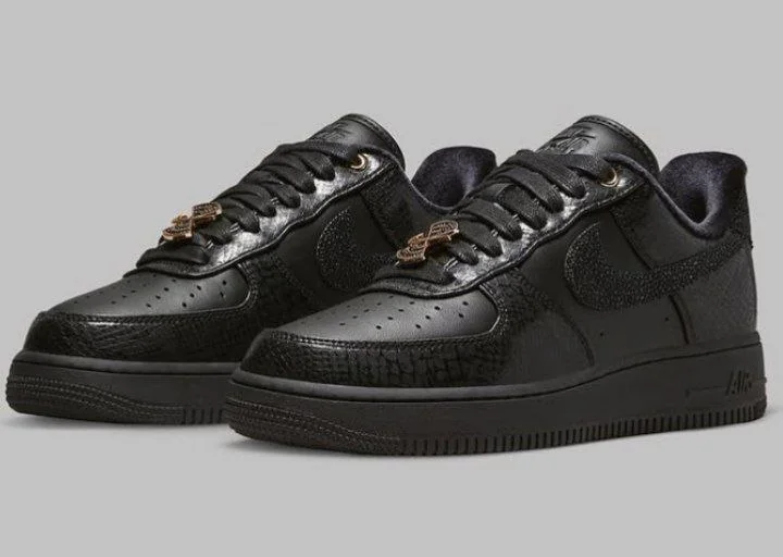 Nike Air Force 1 Low 07 LX Anniversary Edition Black Men's Shoes