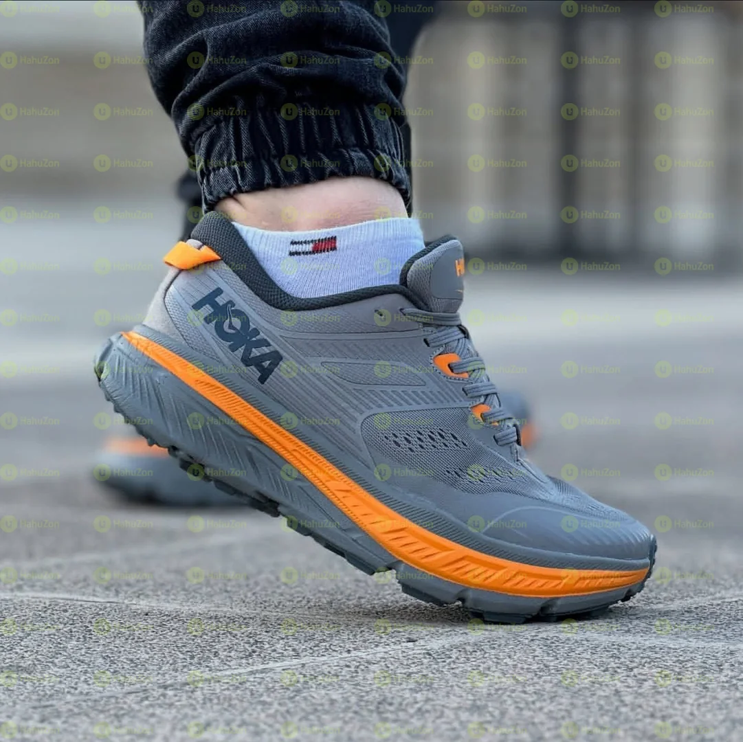 Hoka Stinson Frost Gray Men's Shoes