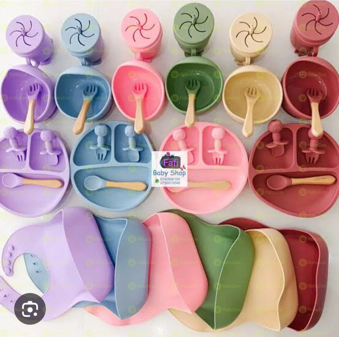 6Pcs Silicon Feeding Set