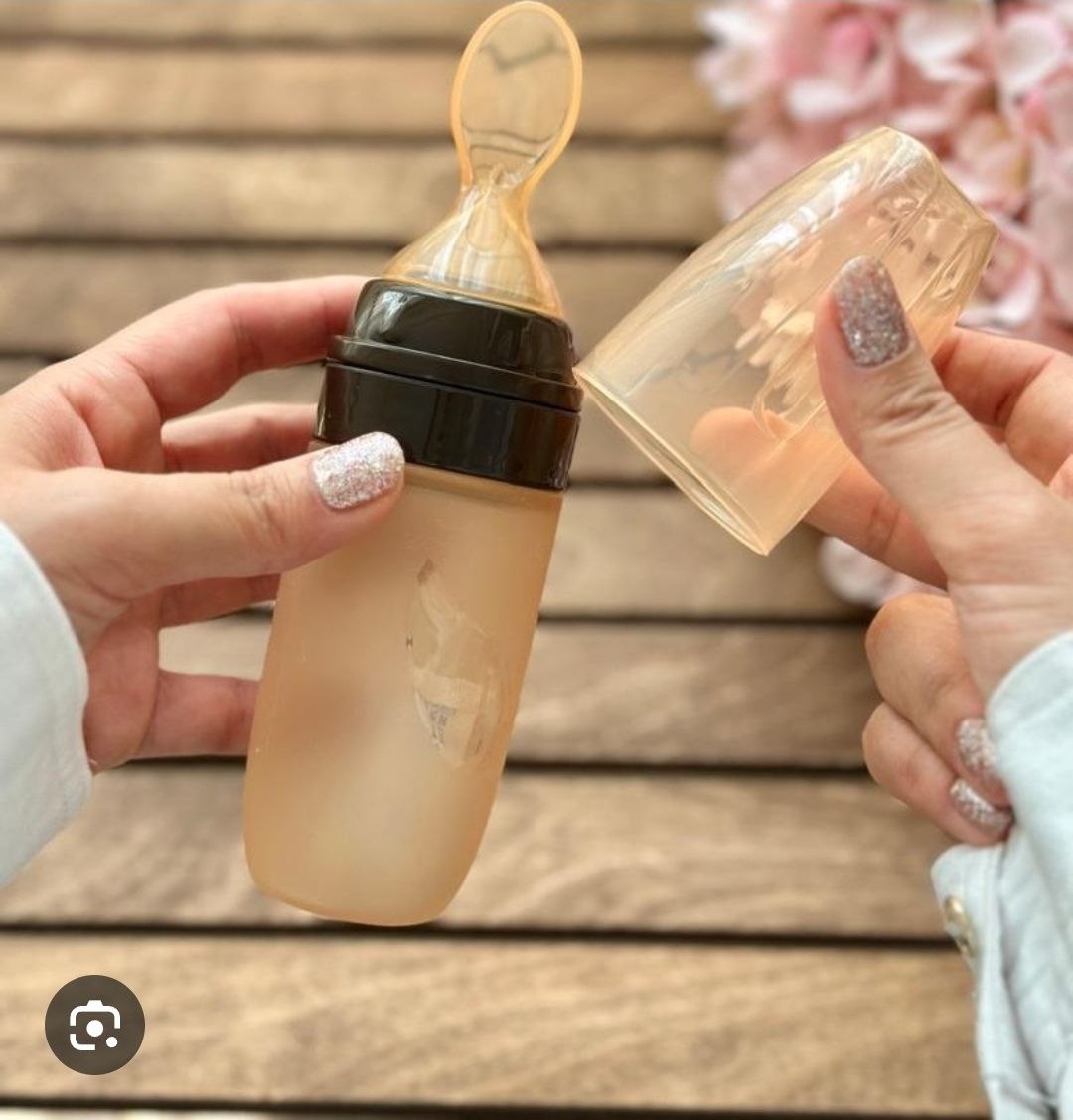 የልጆች መመገቢያ የጡጦ ማንኪያ