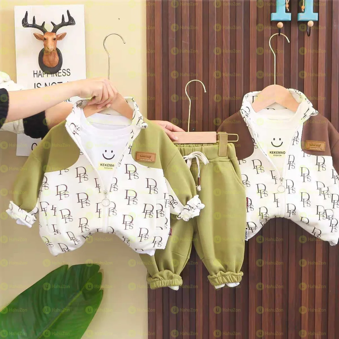 3Pcs Set Leter Graphics Outfit