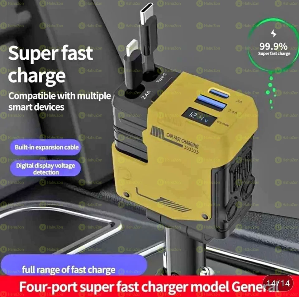 4in1 Fast Car Charger