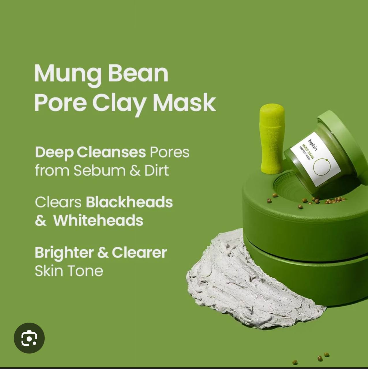 Mung Bean Pore Clay Mask