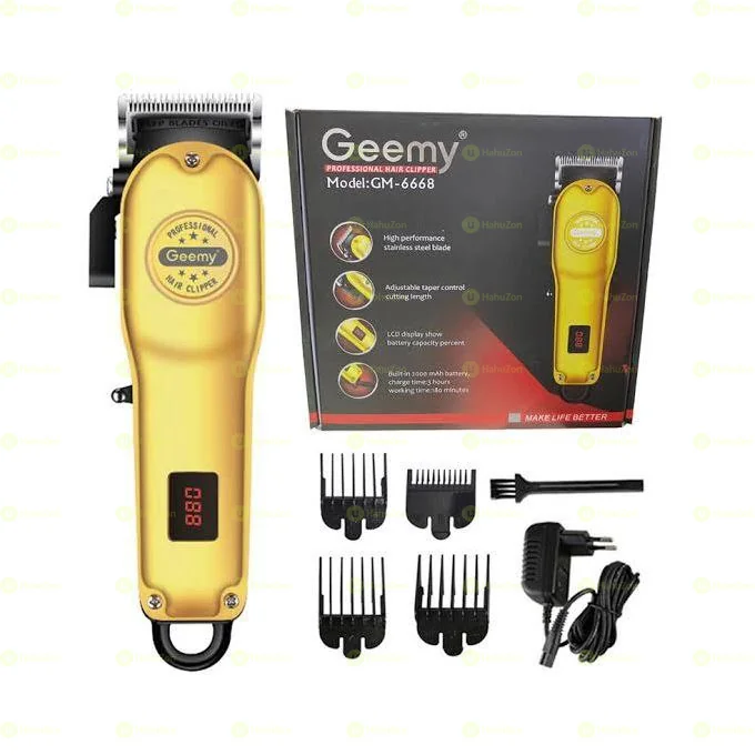 Geemy Rechargeable Hair Clipper GM-6680