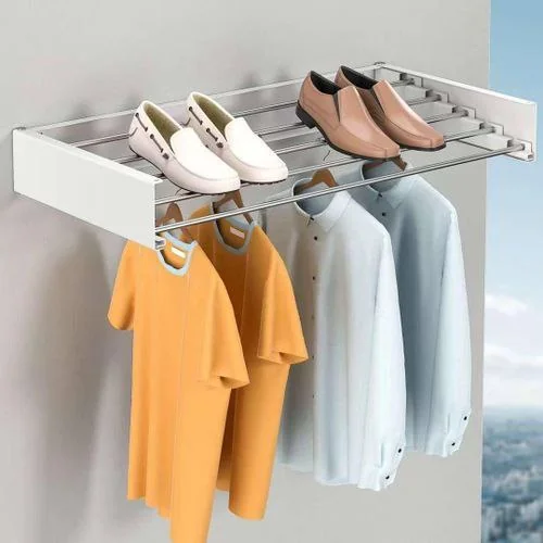 Wall-Mounted Collapsible Clothes Drying Rack