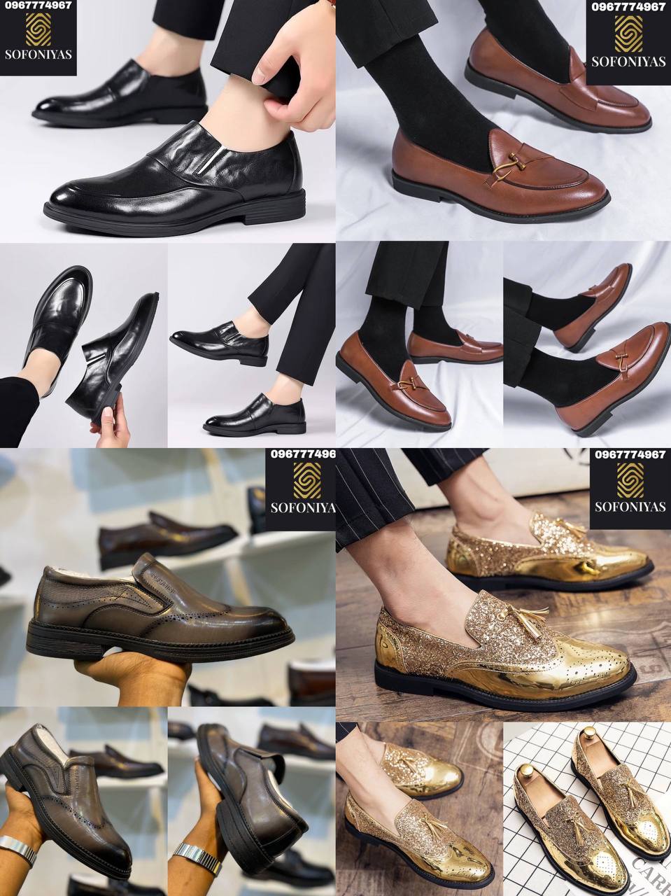 Leather Monk Strap Men's Shoes