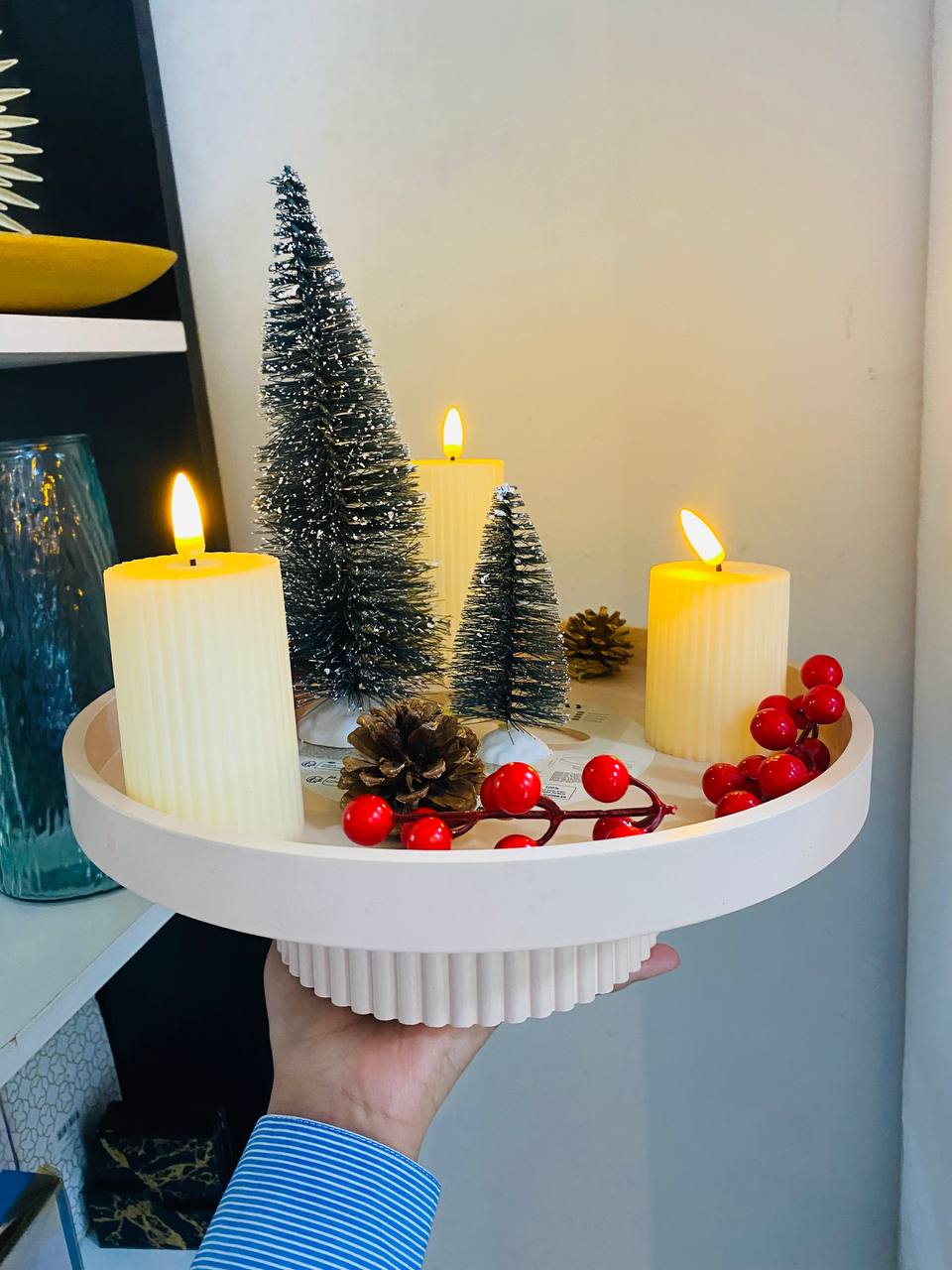 Christmas Tree with Candle