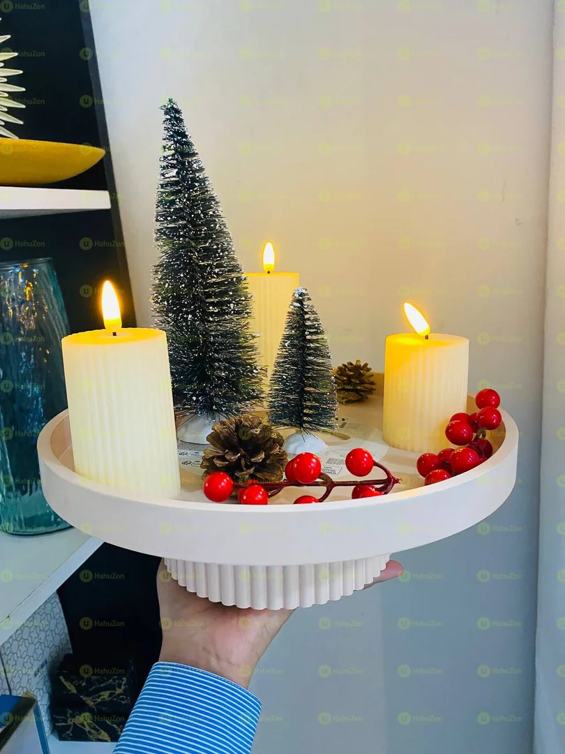 Christmas Tree with Candle