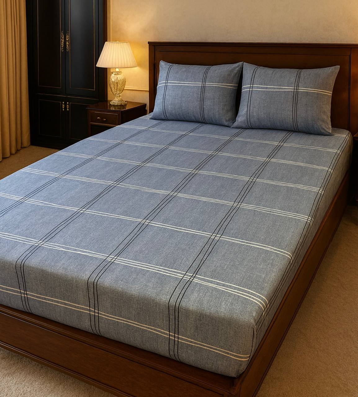 2 ፒስ አንሶላ እና ትራስ ልብስ