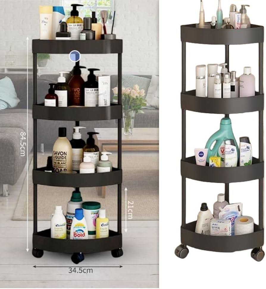 4-Layer Shower Caddy Corner Shelves
