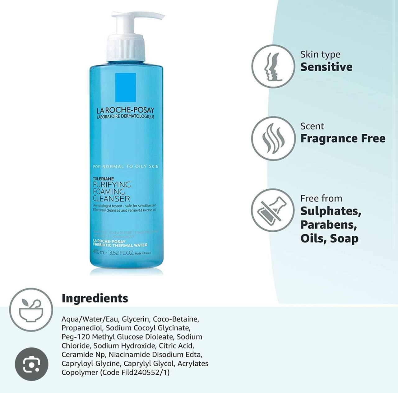 La Roche-Posay Foaming Cleanser