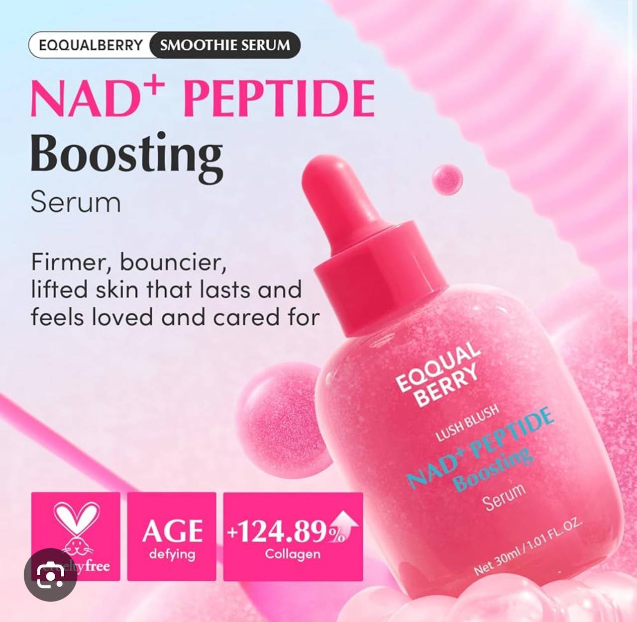 Equal Berry NAD+ Peptide Boosting
