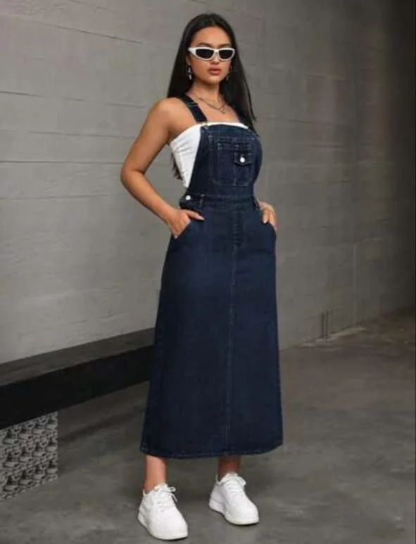 Elegant Jeans Dress