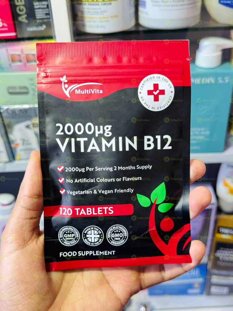 MultiVita 2000µg Vitamin B12 Tablets
