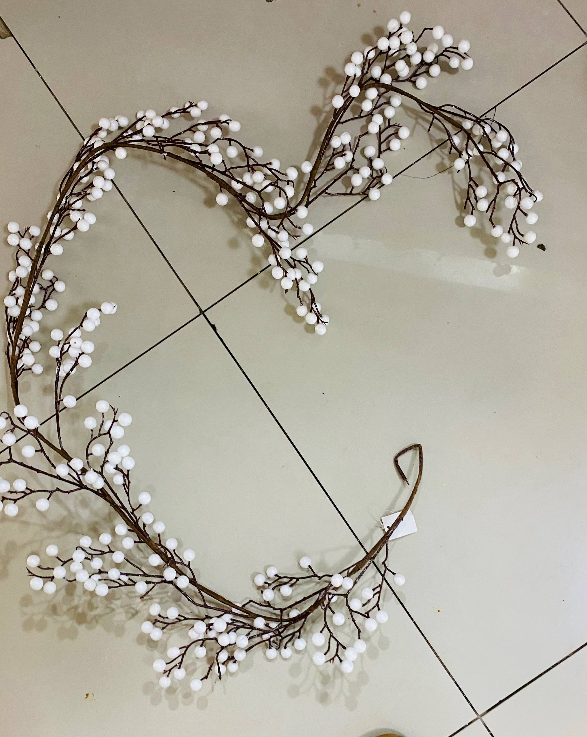 White Long Table Garlands