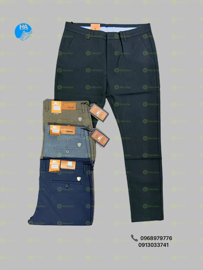 Black Newton Men's Khakis