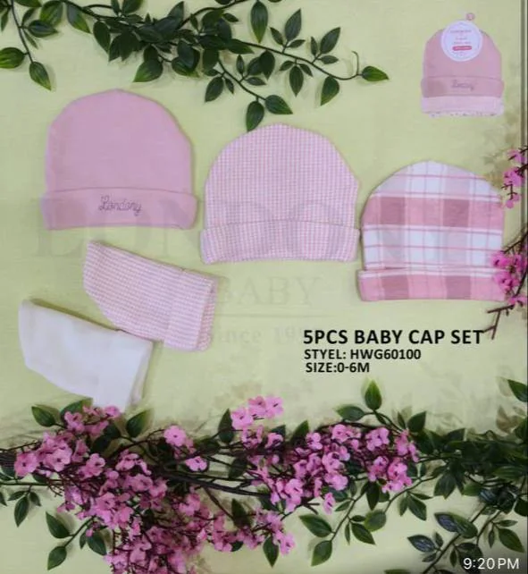 5 ፍሬ ኮተን ኮፍያ