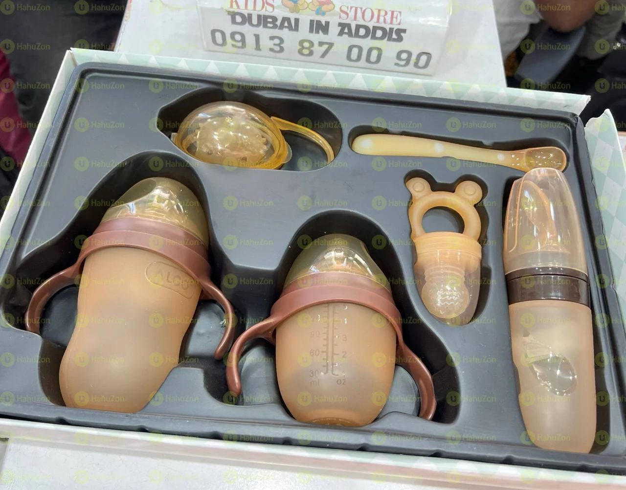 2 ሲልከን ጡጦ በተለያየ ሳይዝ