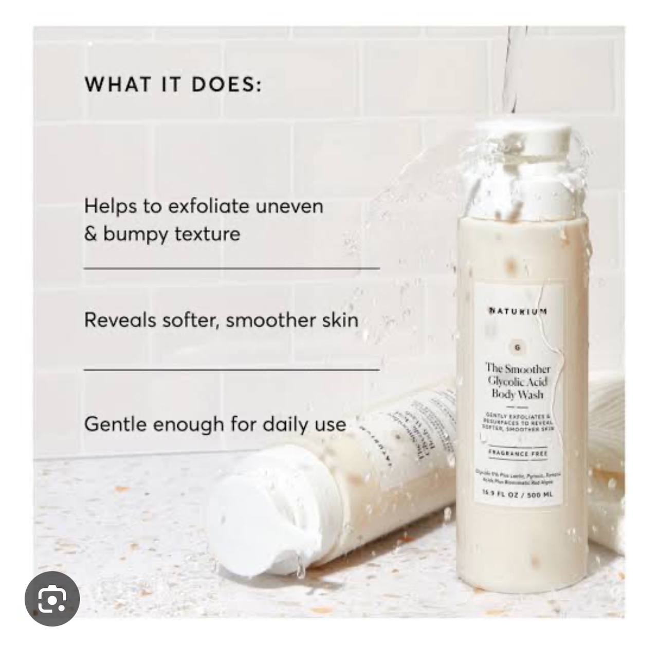 Naturium Glycolic Acid Body Wash