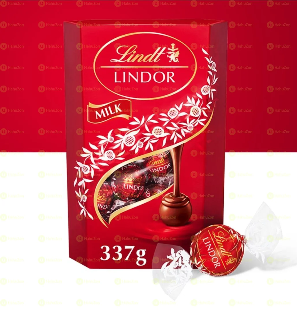 Lindt LINDOR Milk Chocolate Truffles Box 337g