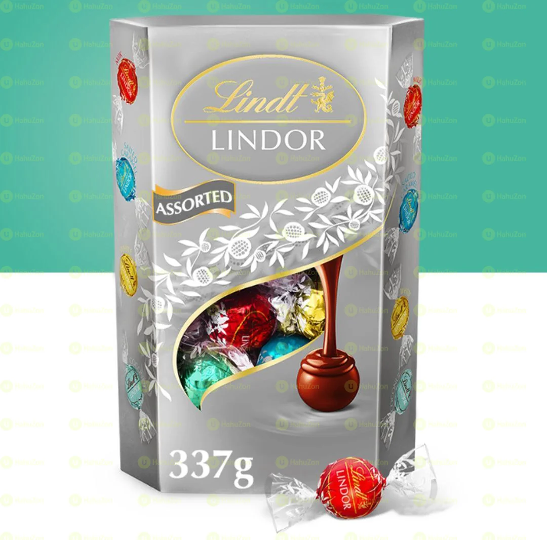 Lindt LINDOR Assorted Chocolate Truffles Box 337 Grams