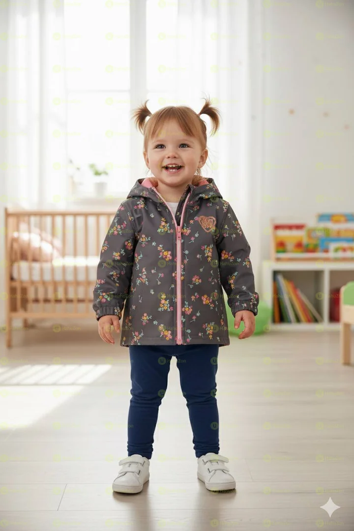 Body Gloves Toddler Girl All Over Print Hooded Jacket