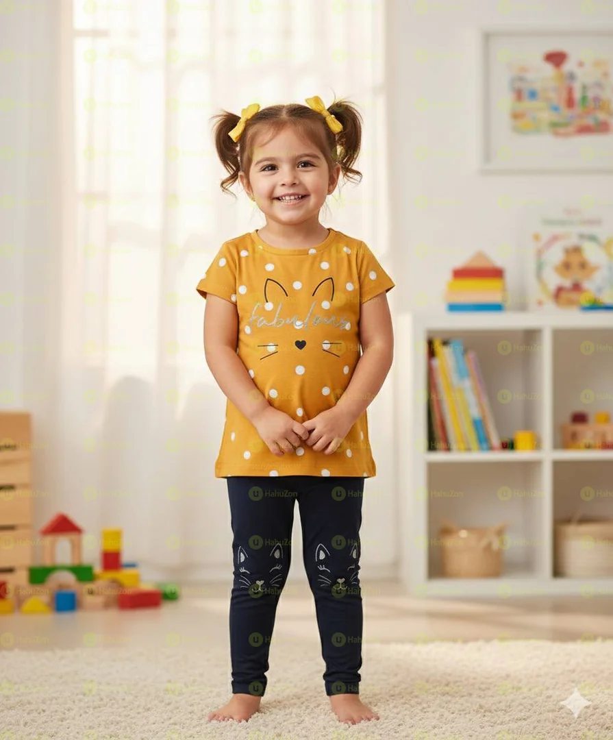 R&B Printed Top And Bottoms Set