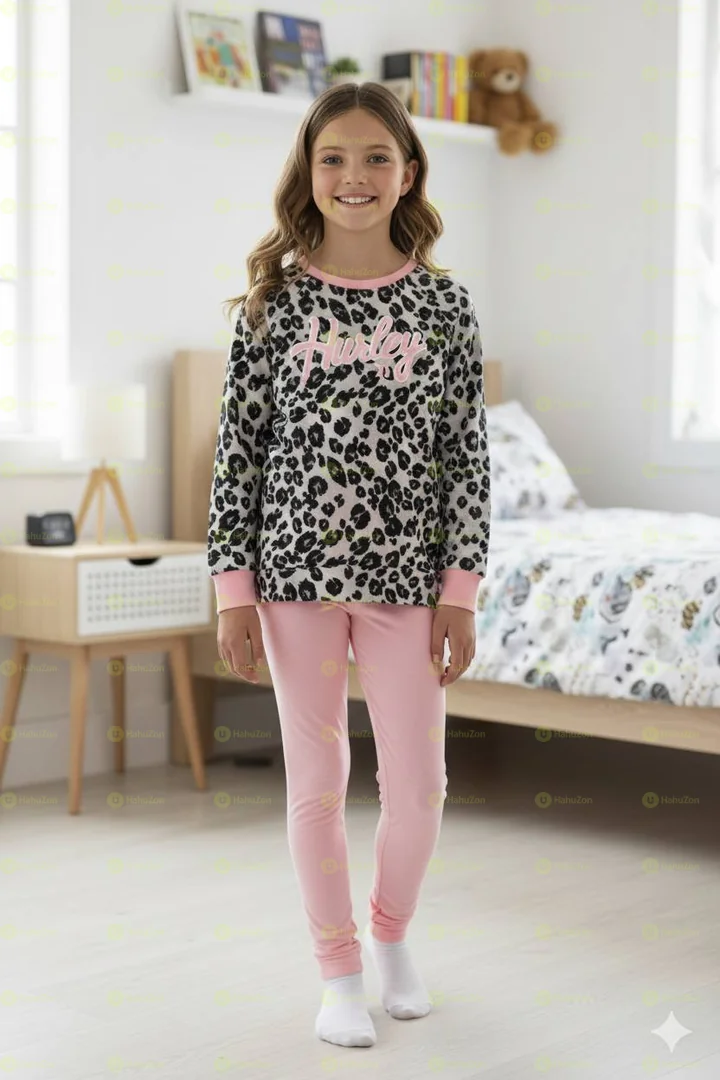 Hurley Kid Girls 2 Piece Sweatshirt And Pant Set
