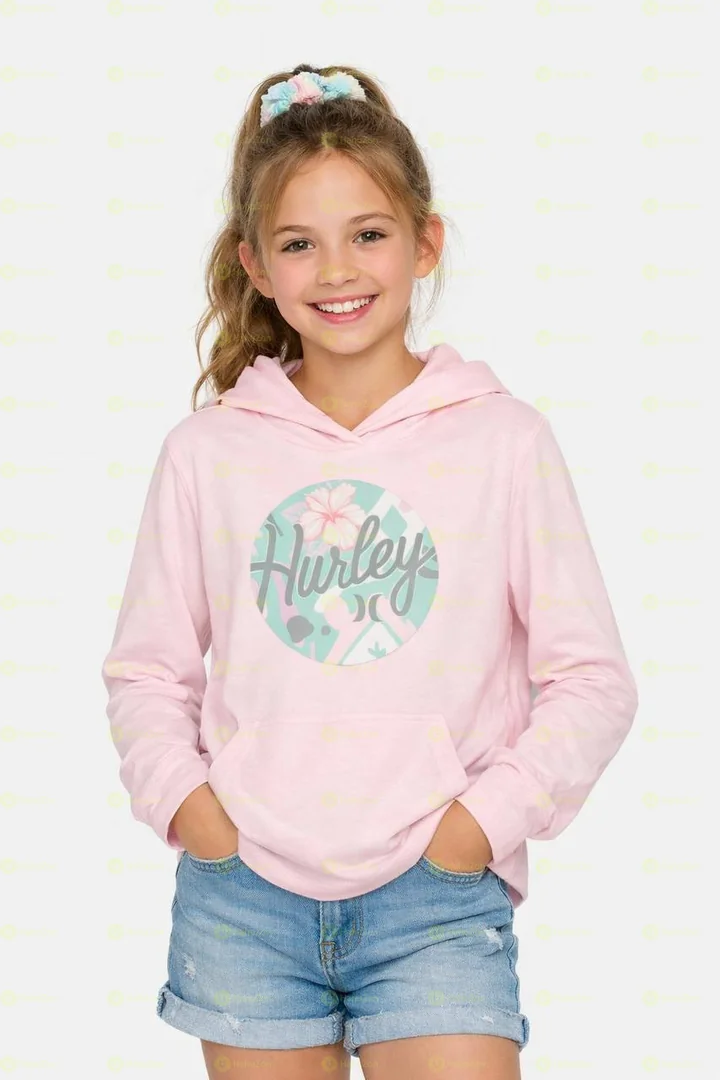 Hurley Kid Girls Long Sleeve Outdoor Sweatshirt