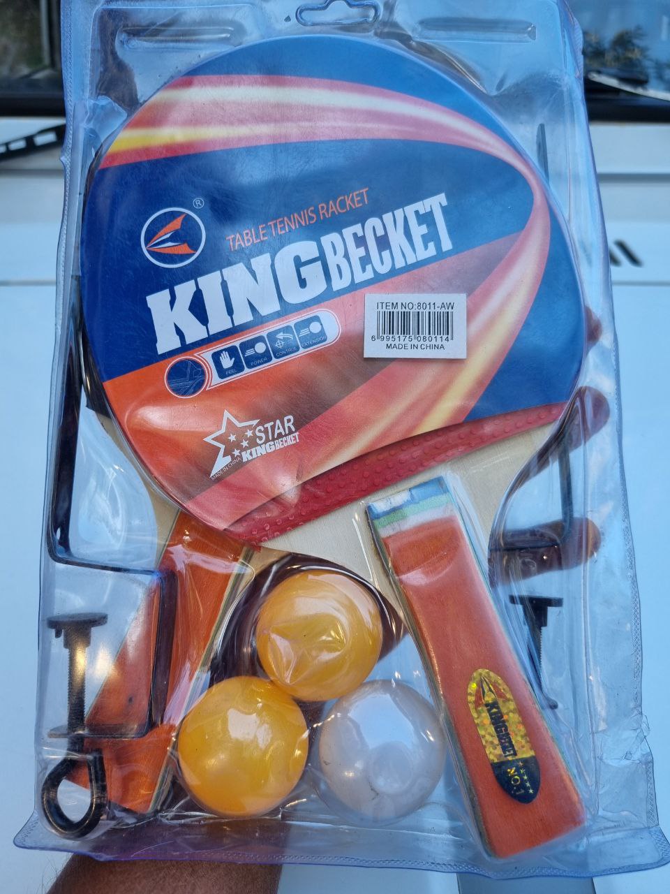 King Becket Table Tennis Racket Set