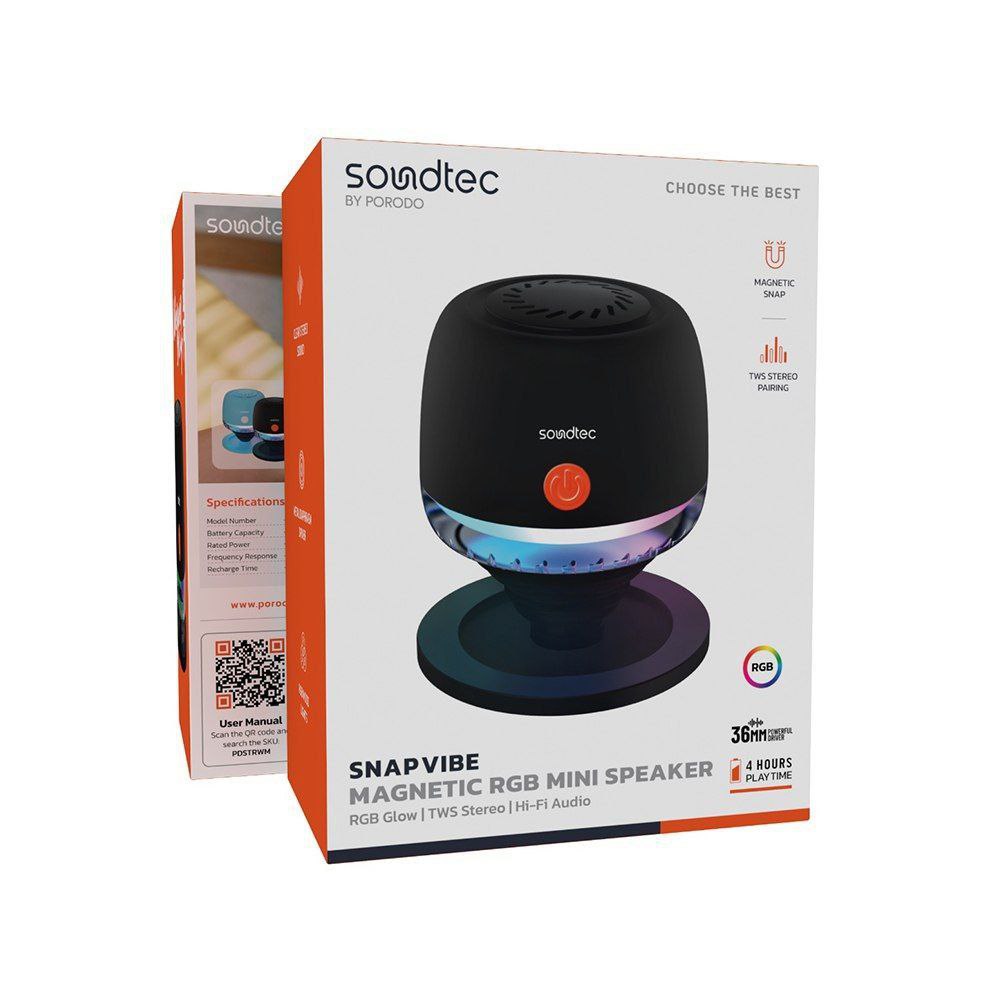 Porodo Snap Vibe Mini Speaker