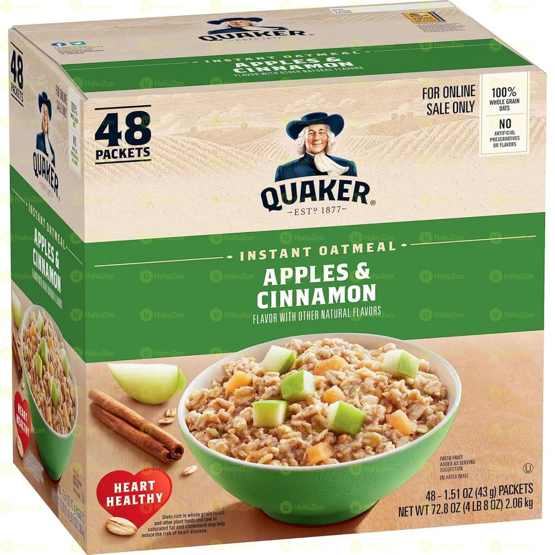 Quaker Instant Oatmeal Apples and Cinnamon