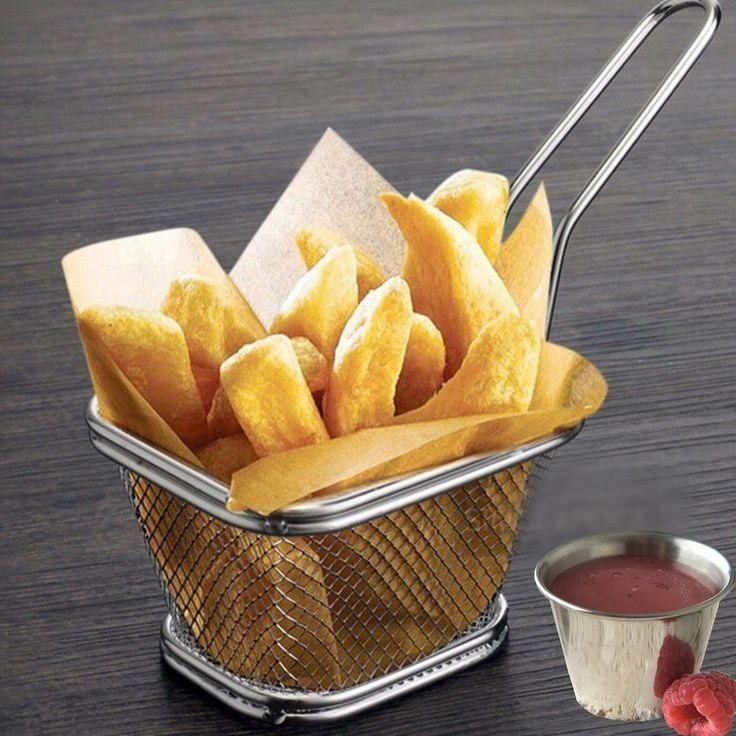 High Quality Mini SQuare Fried Food Table Serving