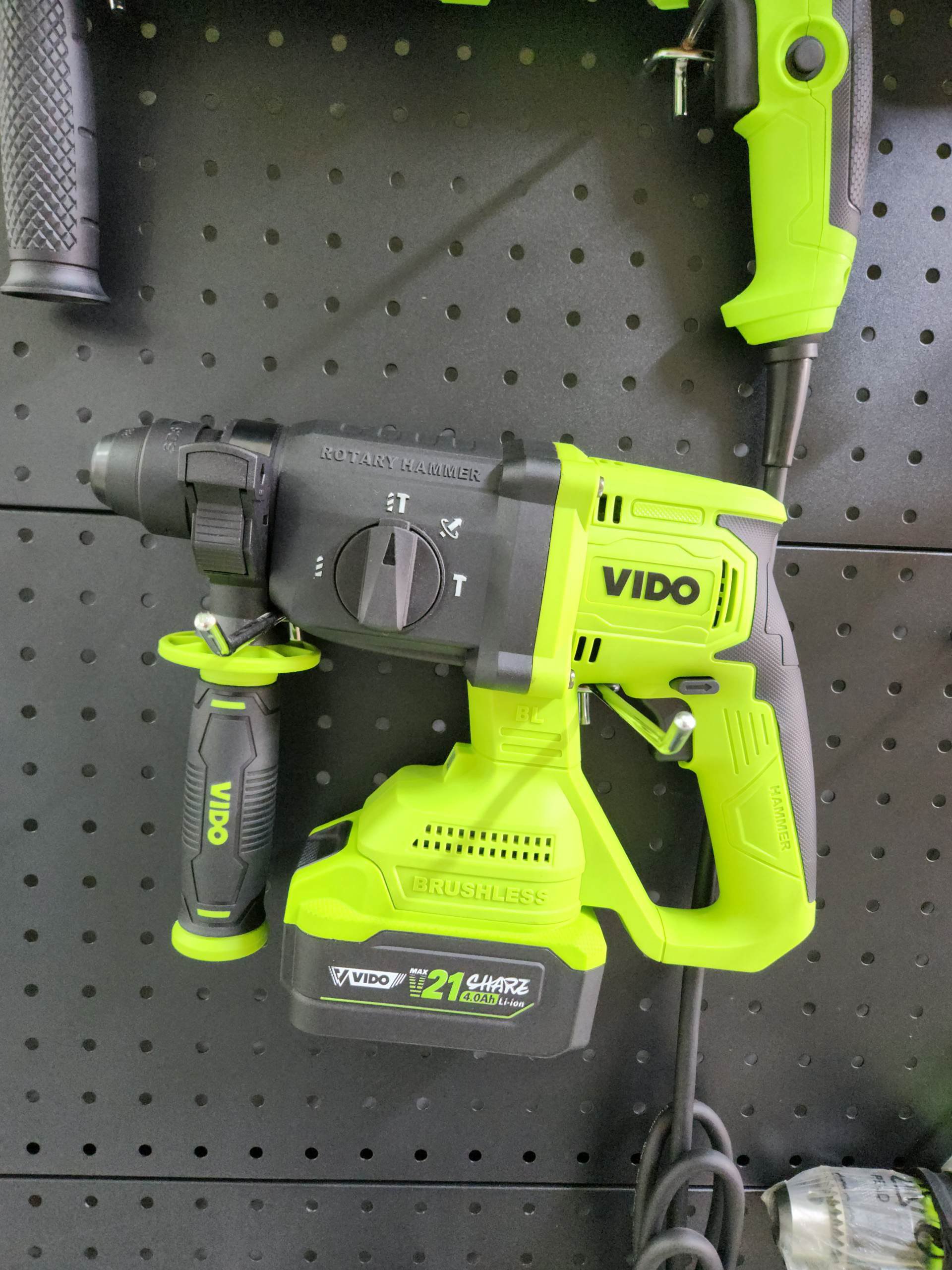 VIDO 21V Brushless Rotary Hammer Drill