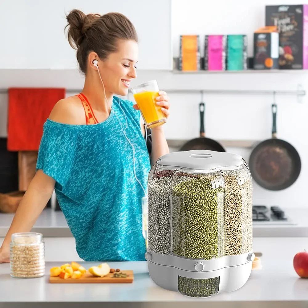 360° የሚሽከረከር የጥራጥሬ ማስቀመጫ