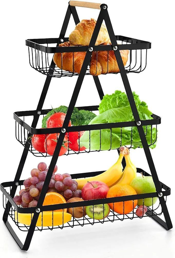 ባለ3 መደርደሪያ የፍሩት ራክ