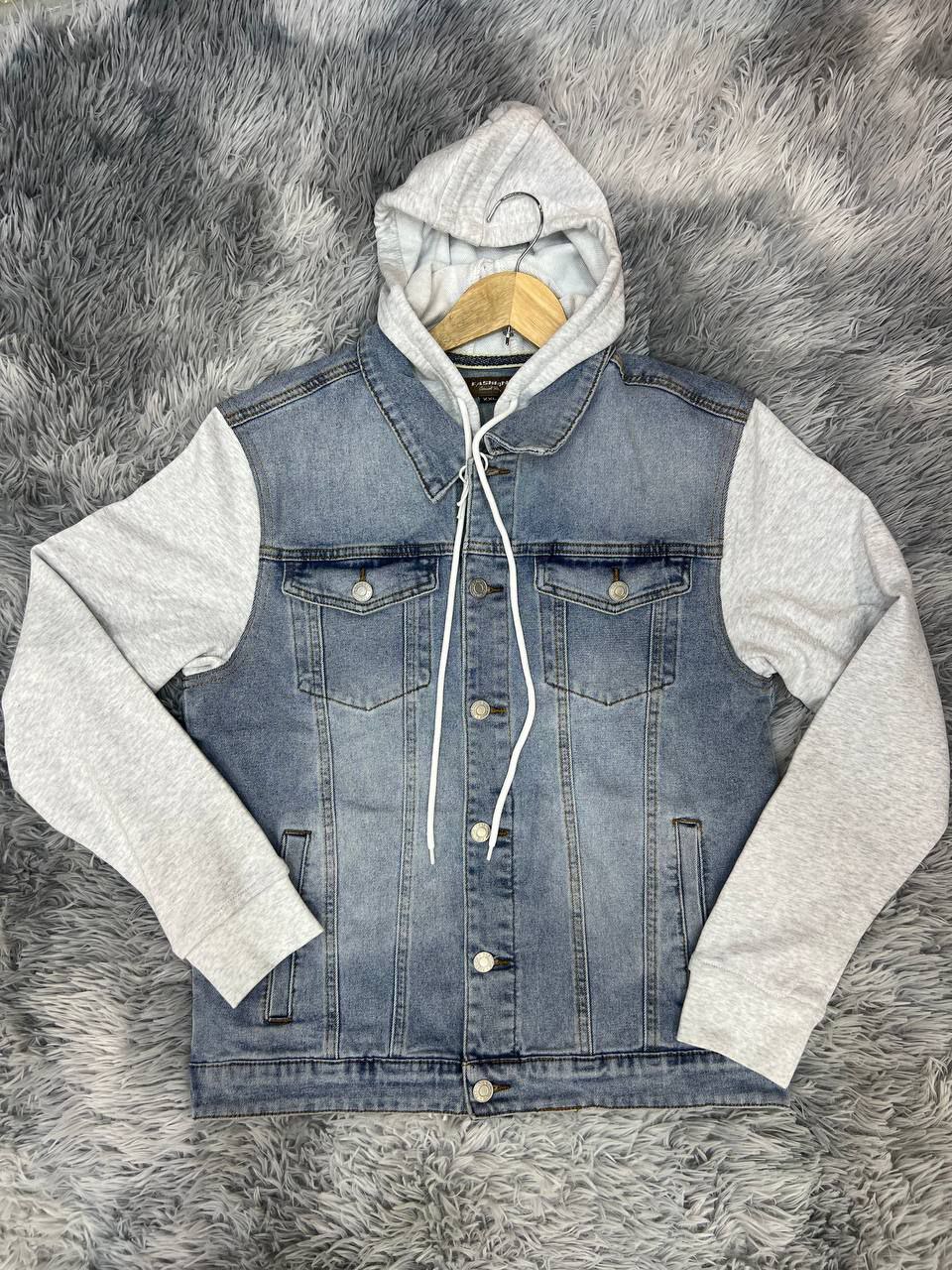 Hoodied Jeans Jacket