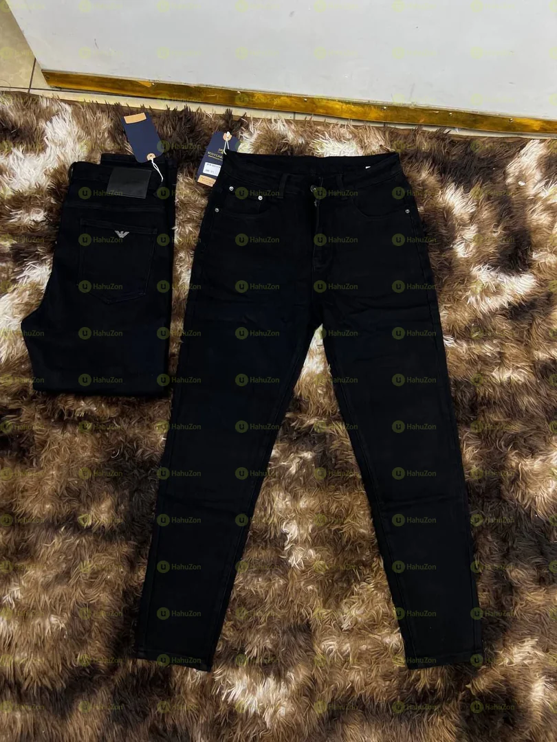 Emporio Armani Black Jeans