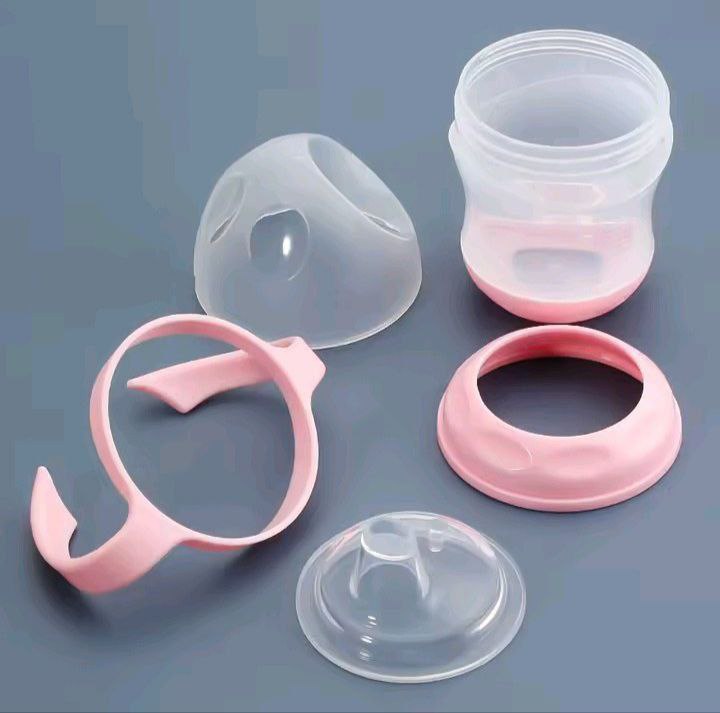 Smart Baby PP Cup With Handle Silicone Bottle