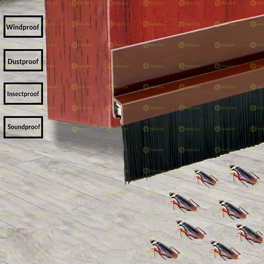 Door Bottom Strip Sealer with Brush