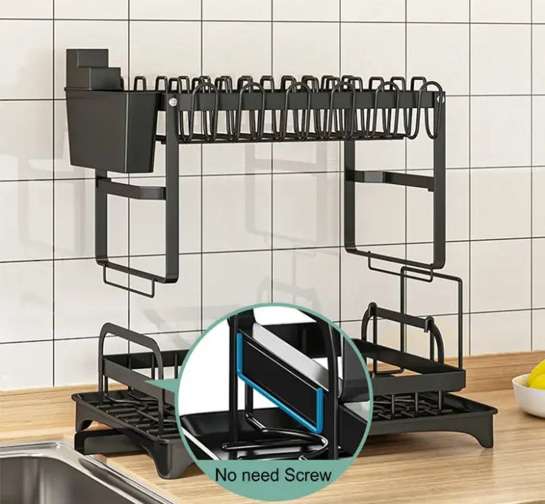 2 Tier Dish Drying Rack