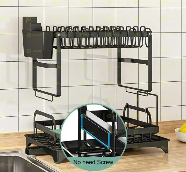 2 Tier Dish Drying Rack
