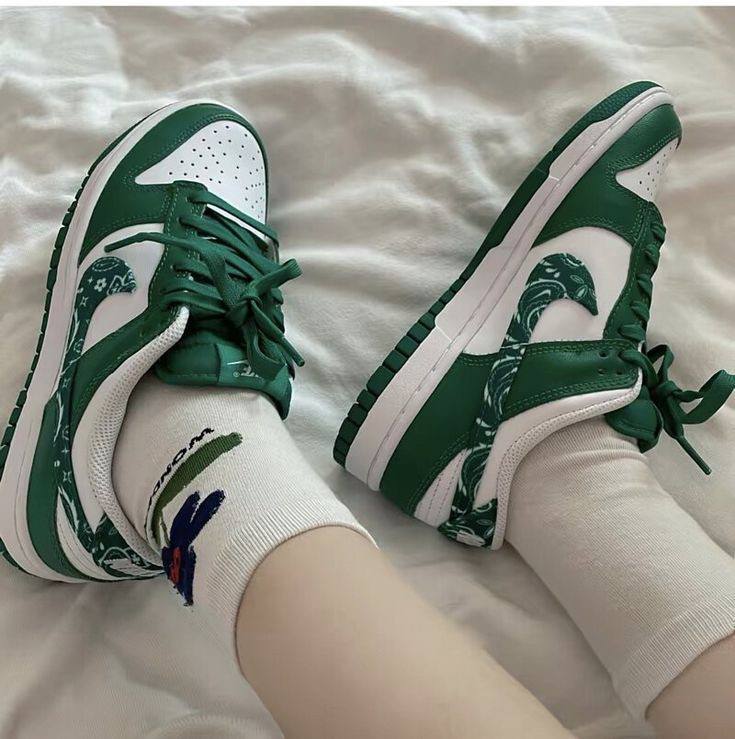 Nike Dunk Paisley Green Women's Shoes