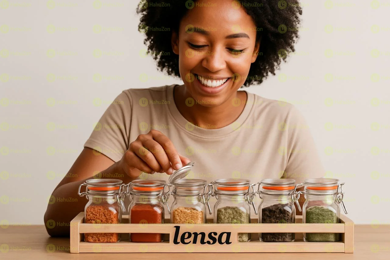 100ml Air Tight 6Pcs Spice Jar Seasoning Set