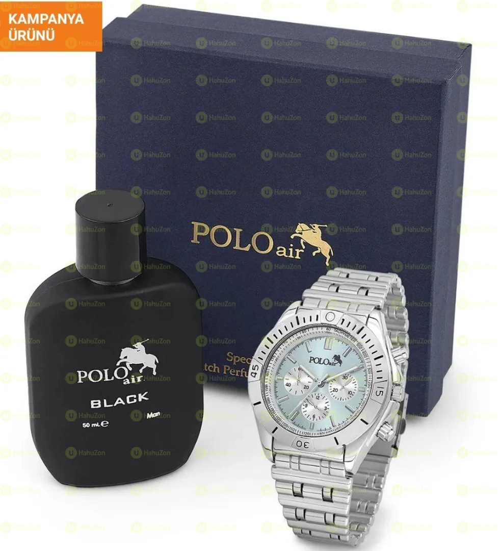 POLO AIR Men’s Watch & Perfume Gift Set
