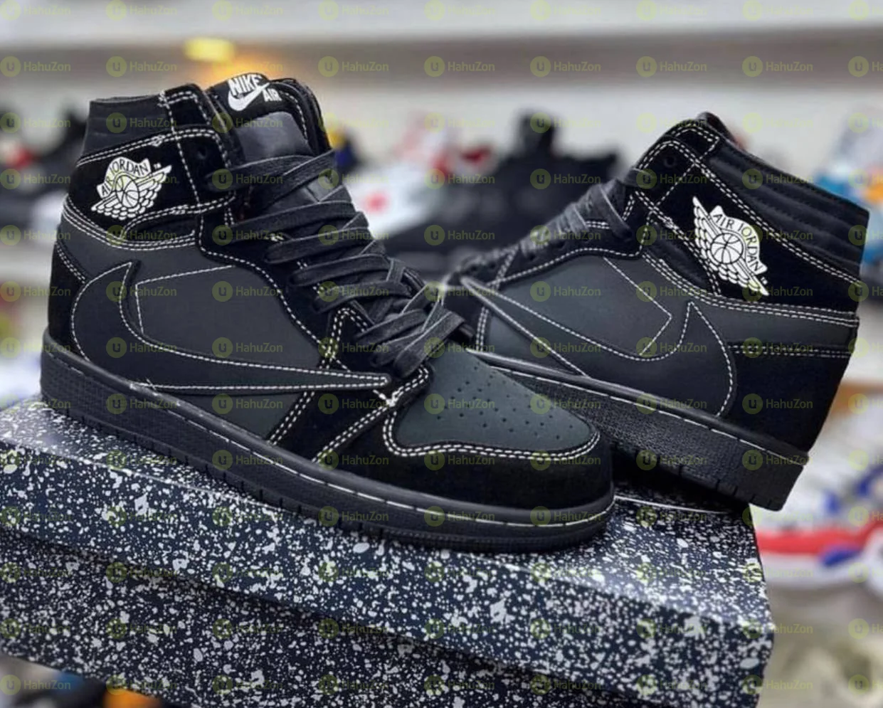Jordan 1 Travis Black Phantom Men's Shoes
